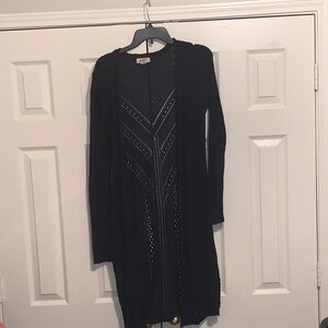 Arizona Jean Company Black Long Cardigan